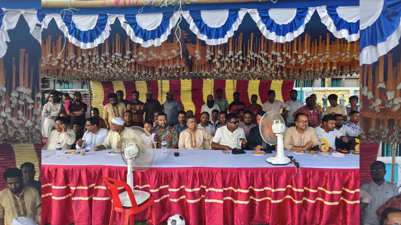 নবীনগরে মরহুম দেনু মিয়া দেড় লাখ টাকার ফুটবল টুর্নামেন্টের উদ্ধোধন করলেন এমপি